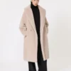 Teddy Bear Icon Coat en alpaga et laine, beige
