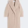Teddy Bear Icon Coat en alpaga et laine, beige