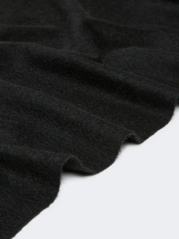 Étole camel avec logo, noire Étole camel avec logo, noire