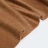 Étole camel brodée d’un monogramme, camel Étole camel brodée d’un monogramme, camel