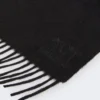 Étole camel brodée d’un monogramme, noir Étole camel brodée d’un monogramme, noir