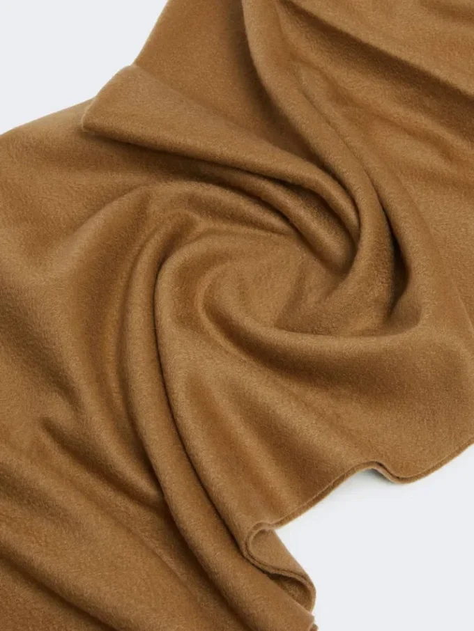 Étole en cachemire avec logo, beige Étole en cachemire avec logo, beige