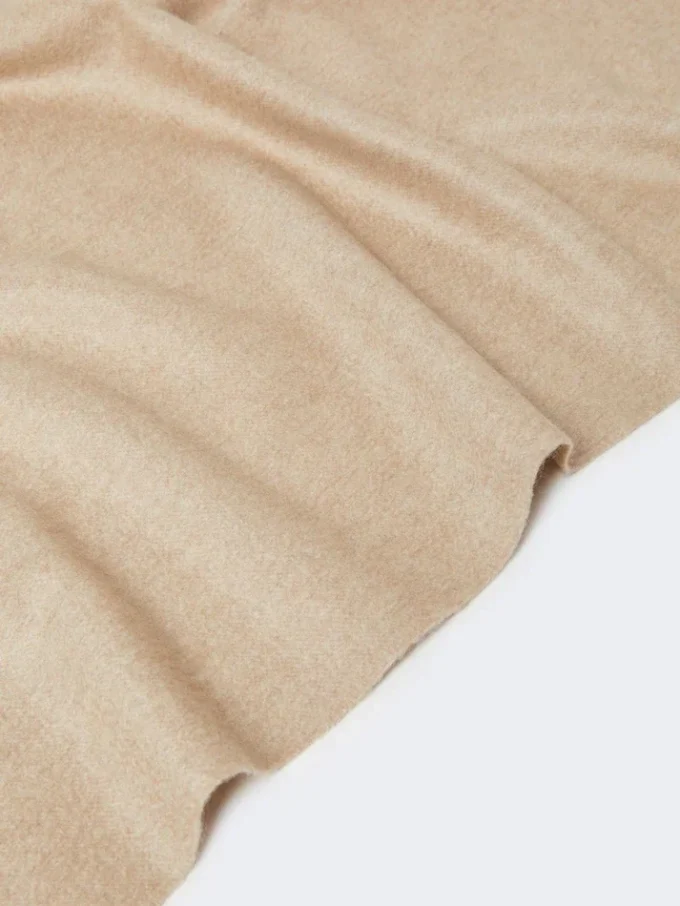 Étole en cachemire avec logo, beige Étole en cachemire avec logo, beige