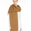 Étole en cachemire avec logo, beige Étole en cachemire avec logo, beige