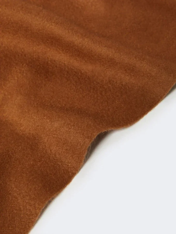 Étole en cachemire avec logo, couleur tabac Étole en cachemire avec logo, couleur tabac