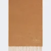 Étole en cachemire brodée d’un monogramme, beige Étole en cachemire brodée d’un monogramme, beige