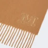 Étole en cachemire brodée d’un monogramme, beige Étole en cachemire brodée d’un monogramme, beige