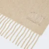 Étole en cachemire brodée d’un monogramme, beige Étole en cachemire brodée d’un monogramme, beige