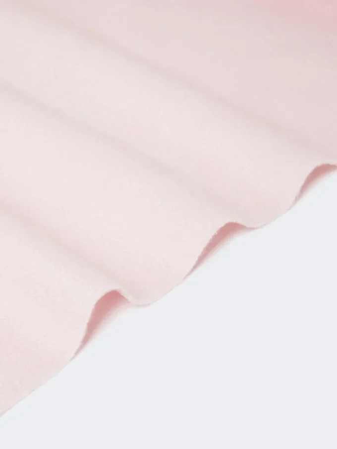 Étole en cachemire brodée et frangée, rose Étole en cachemire brodée et frangée, rose