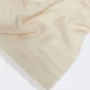 Étole en jacquard de soie, cachemire et laine, beige
