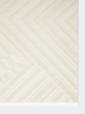 Étole en laine et soie jacquard, couleur tourterelle