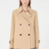 Trench-coat court en gabardine déperlante, beige Trench-coat court en gabardine déperlante, beige