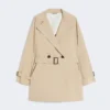 Trench-coat court en toile déperlante, beige Trench-coat court en toile déperlante, beige