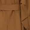 Trench-coat en sergé déperlant à double boutonnage, couleur tabac Trench-coat en sergé déperlant à double boutonnage, couleur tabac