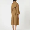 Trench-coat oversize en sergé déperlant, marron Trench-coat oversize en sergé déperlant, marron