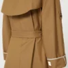 Trench-coat oversize en sergé déperlant, marron Trench-coat oversize en sergé déperlant, marron
