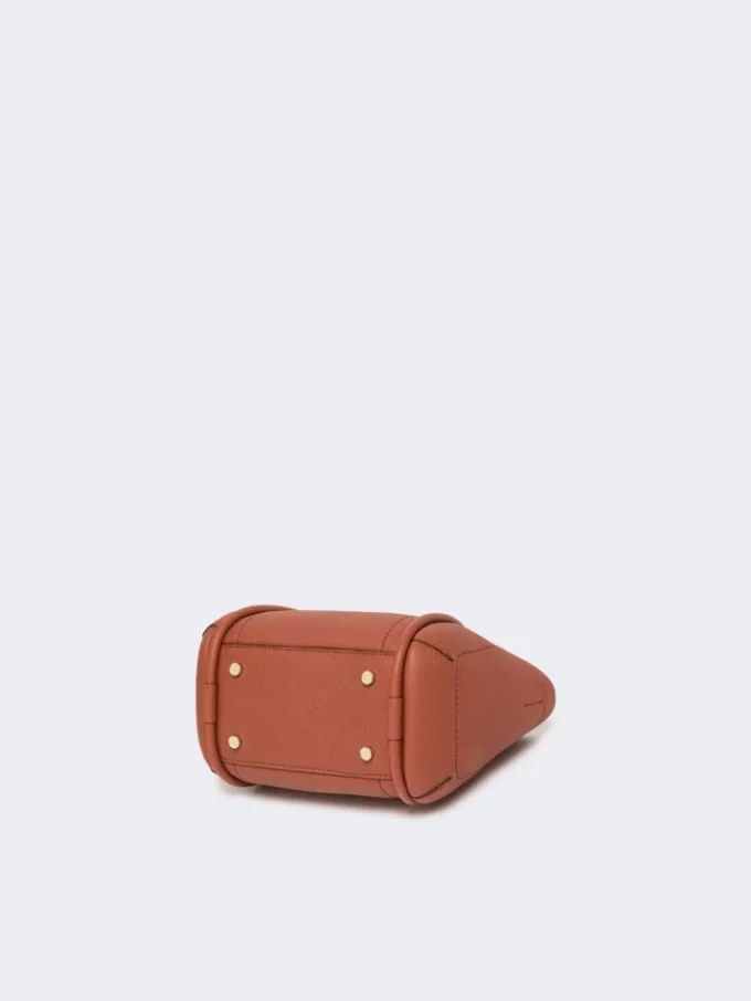 Très petit sac marin en cuir, couleur rouille Très petit sac marin en cuir, couleur rouille