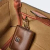 Très petit sac marin en cuir, couleur rouille Très petit sac marin en cuir, couleur rouille