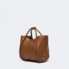 Très petit sac marin en cuir, marron bronze Très petit sac marin en cuir, marron bronze