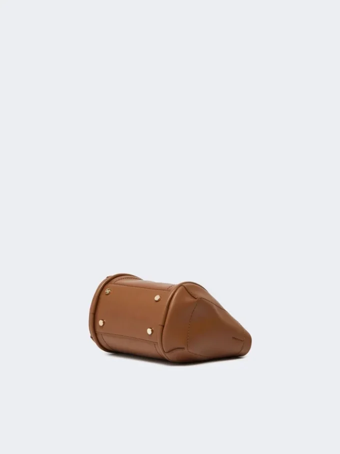 Très petit sac marin en cuir, marron bronze Très petit sac marin en cuir, marron bronze