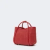 Très petit sac marin en raphia tressé, rouge Très petit sac marin en raphia tressé, rouge