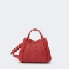 Très petit sac marin en raphia tressé, rouge Très petit sac marin en raphia tressé, rouge