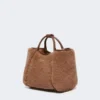 Très petit sac marine en tissu teddy, couleur camel Très petit sac marine en tissu teddy, couleur camel