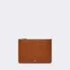 Étui pour tablette en cuir, brun ambré Étui pour tablette en cuir, brun ambré