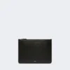 Étui pour tablette en cuir, noir Étui pour tablette en cuir, noir