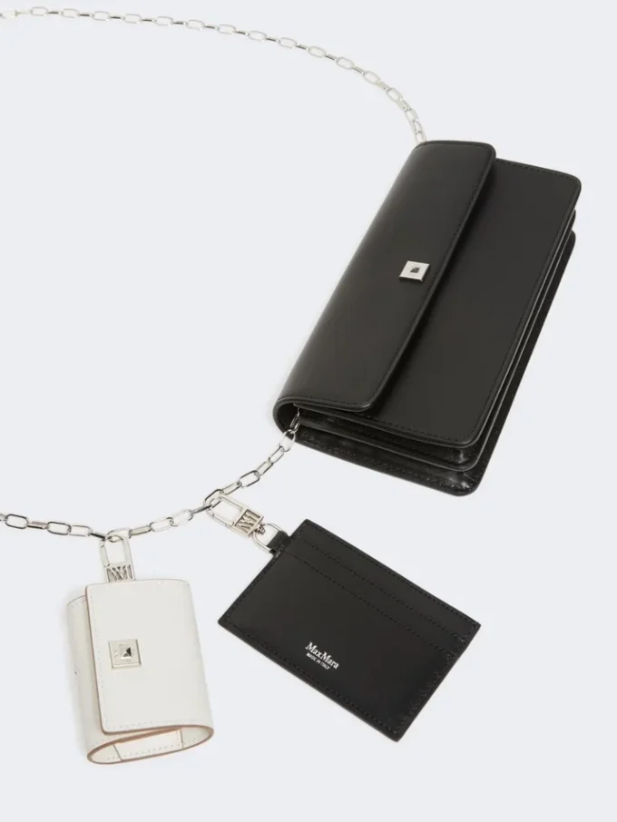 Étui à téléphone en cuir, noir Étui à téléphone en cuir, noir