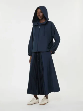 Veste coupe-vent en tissu technique, bleu marine