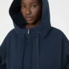Veste coupe-vent en tissu technique, bleu marine Veste coupe-vent en tissu technique, bleu marine