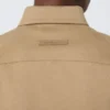 Veste courte en coton stretch, couleur sable