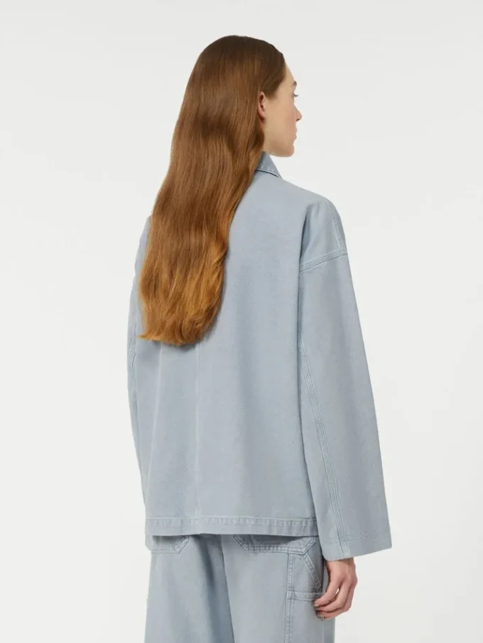 Veste de travail en toile de coton, bleu clair Veste de travail en toile de coton, bleu clair