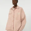 Veste de travail en toile de coton, rose