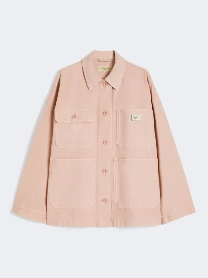 Veste de travail en toile de coton, rose