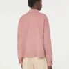 Veste Double Face en laine mélangée, rose antique