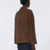 Veste en daim, marron Veste en daim, marron