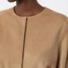 Veste en daim, marron noisette Veste en daim, marron noisette