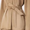 Veste en daim, marron noisette Veste en daim, marron noisette