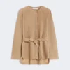 Veste en daim, marron noisette Veste en daim, marron noisette