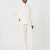 Veste en jersey scuba doux, ivoire Veste en jersey scuba doux, ivoire
