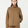 Veste en jersey scuba souple, marron Veste en jersey scuba souple, marron