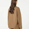 Veste en jersey scuba souple, marron Veste en jersey scuba souple, marron