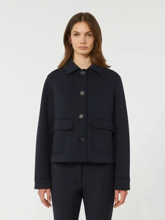 Veste en jersey technique, bleu marine Veste en jersey technique, bleu marine