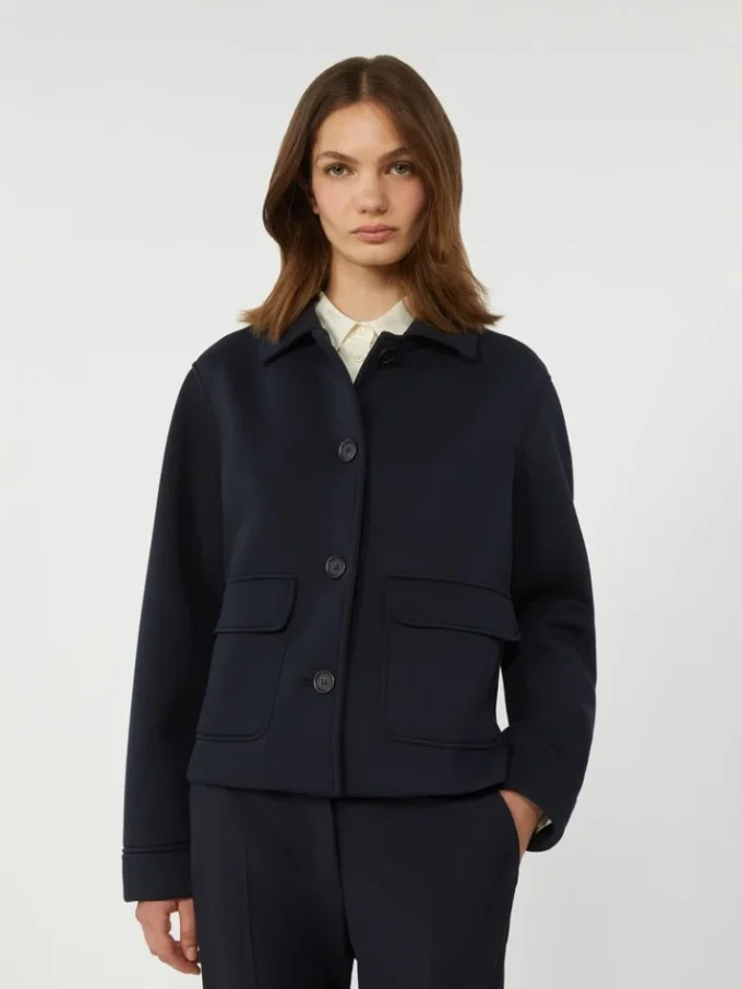 Veste en jersey technique, bleu marine Veste en jersey technique, bleu marine