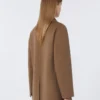 Veste en laine Double Face à double boutonnage, couleur camel Veste en laine Double Face à double boutonnage, couleur camel
