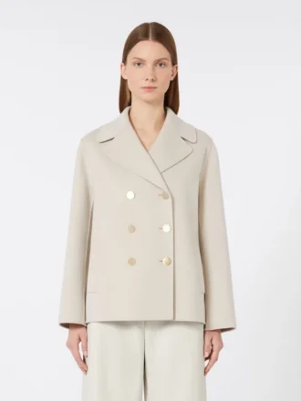 Veste en laine épaisse, couleur sable
