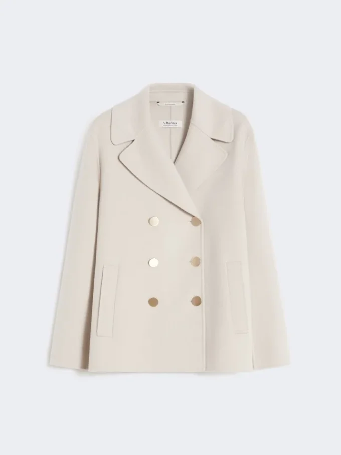 Veste en laine épaisse, couleur sable Veste en laine épaisse, couleur sable