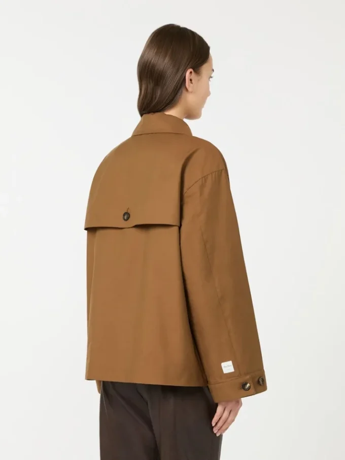 Veste en sergé déperlant, couleur tabac Veste en sergé déperlant, couleur tabac